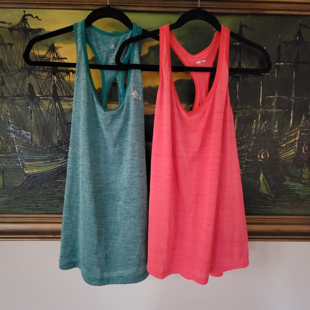 2 Adidas Tank Tops